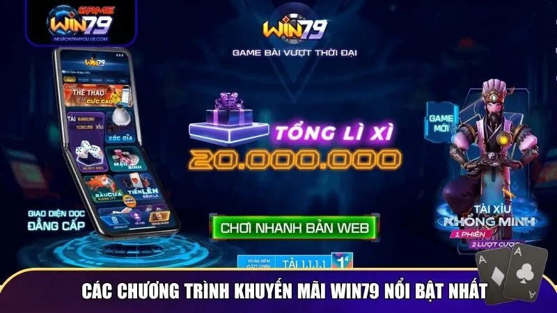 khuyen mai win79 1 Các chương trình khuyến mãi Win79 nổi bật nhất